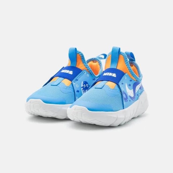 BRAND NEW boy youth nike Nike flex runner step in shoes size 2Y & 3Y - Picture 2 of 7